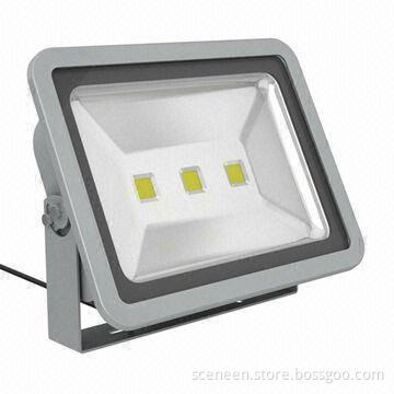 150W LED Floodlights with Aluminum Die-cast Alloy Body and Toughened Glass, Energy-saving 60%